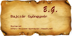 Bajczár Gyöngyvér névjegykártya